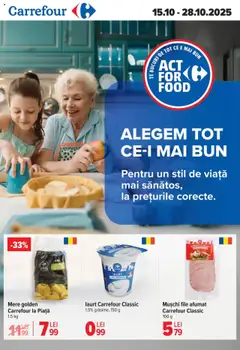Previzualizarea de cataloage: Carrefour Catalog - Act for food valabil de la 15.10.2025