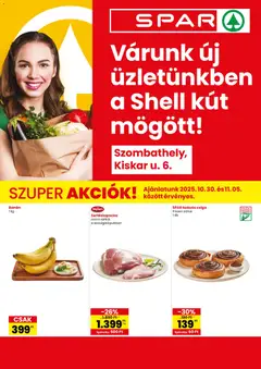 Spar - Szombathely üzlet megújulás megtekintése, amely érvényes 2025.10.30.-től