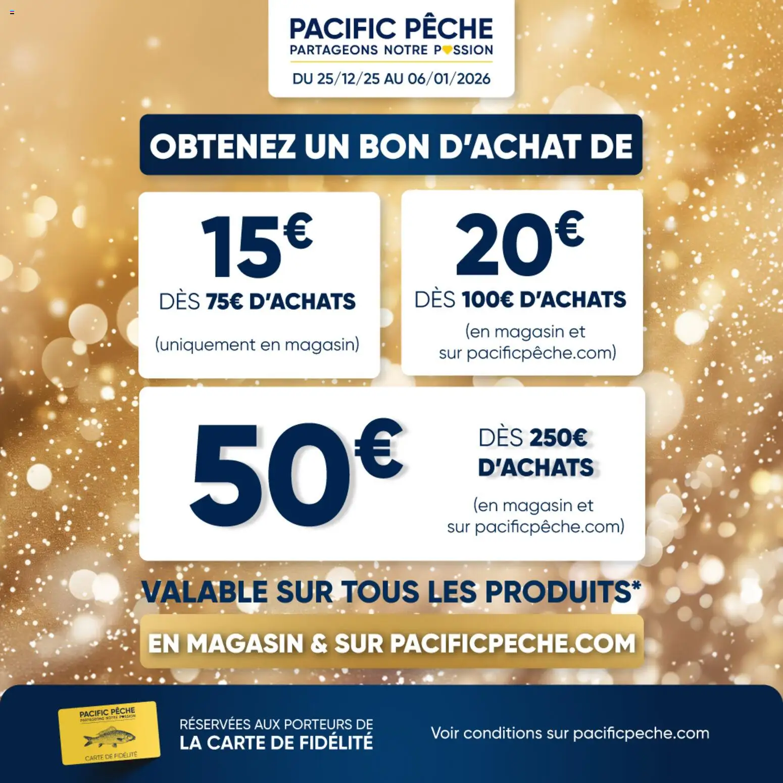 Prévisualisation de Catalogue du magasin Pacific Pêche formulaire valide 25/12/2025