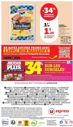 Prévisualisation de Catalogue du magasin U Express formulaire valide 28/10/2025 | Page: 12