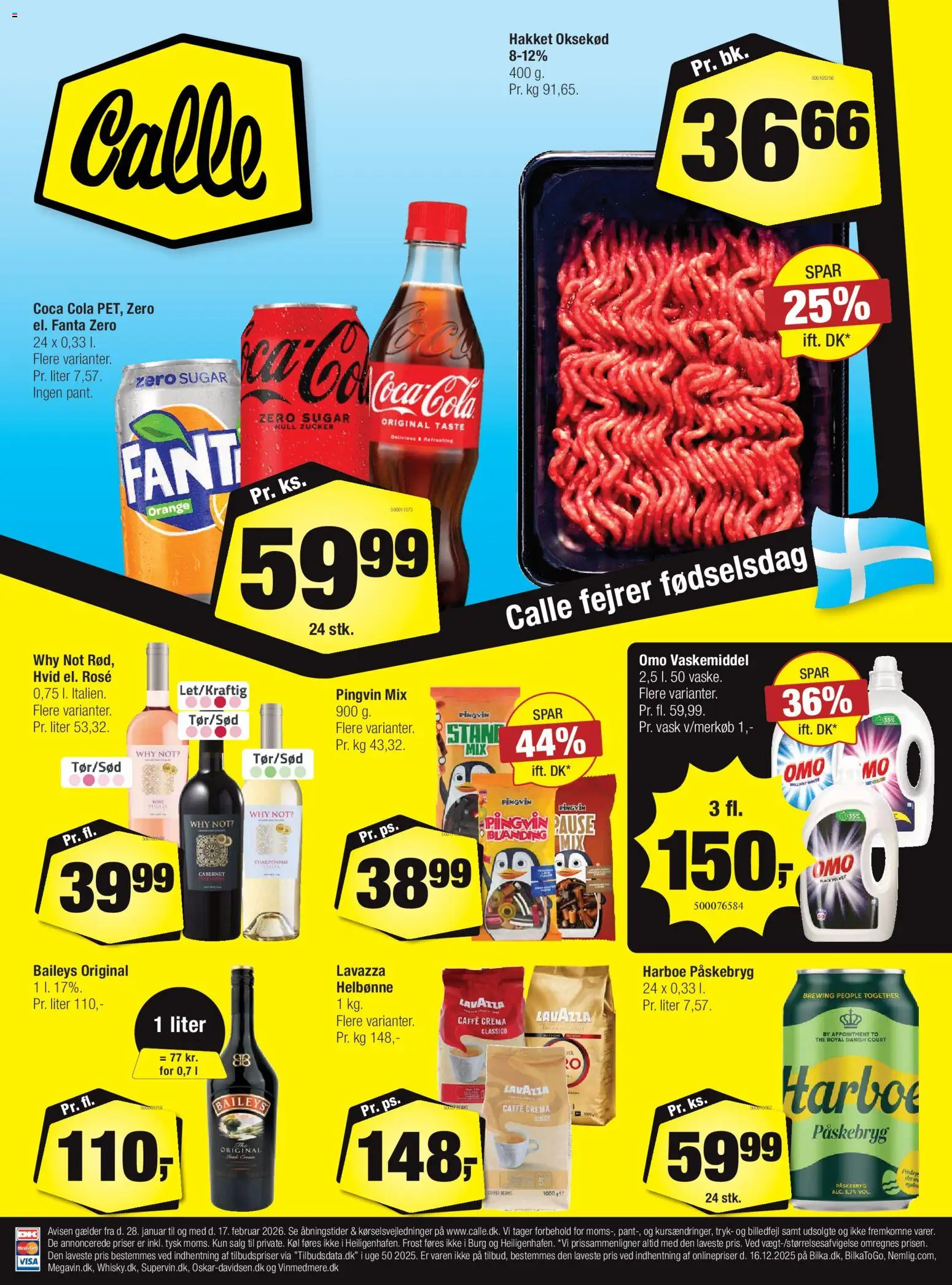 Eksempel på tilbudsavis Tilbudsavis fra butik Calle gyldig fra 28/01/2026