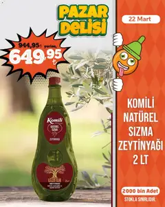 Biçen Market Biçen Market - Pazar Delisi 22.03.2026 - Broşürünün önizlemesi