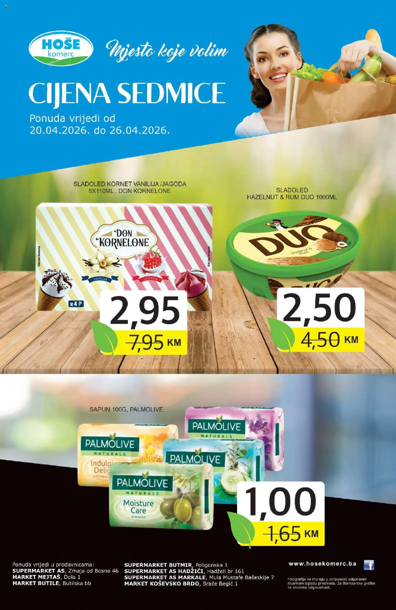 Pregled letka Hoše komerc katalog trgovine Hoše komerc vrijedi od 20.04.2026