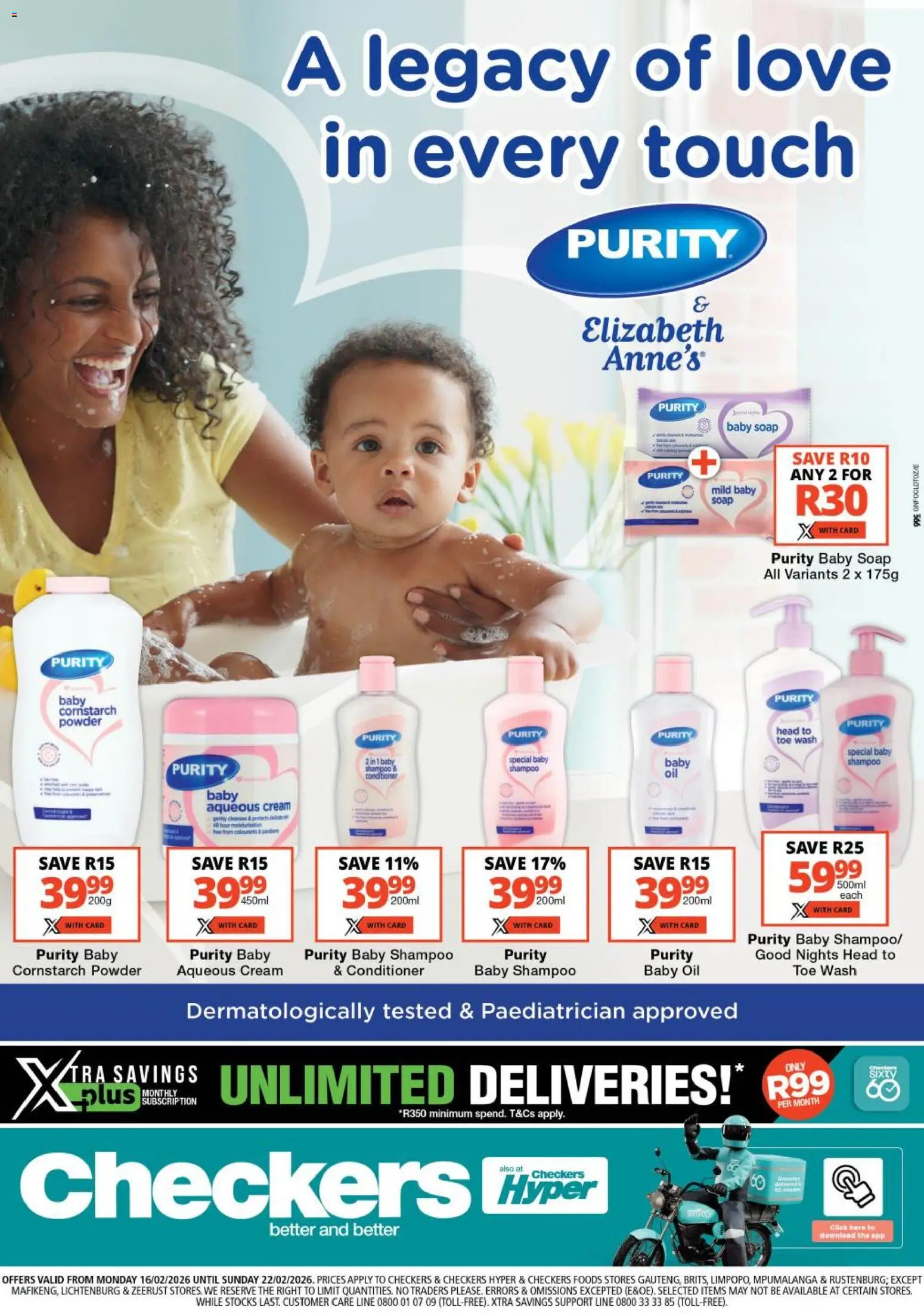 Preview of Checkers flyer valid from 16/02/2026