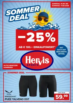 Vorschau der Angebote: Hervis Angebote gültig ab 11.08.2025