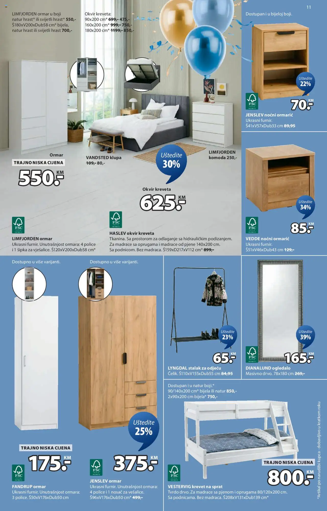 Pregled letka Katalog trgovine JYSK vrijedi od 2025.10.15