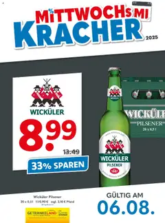 Vorschau von dem Prospekt des Geschäftes Getränkeland, gültig ab dem 06.08.2025