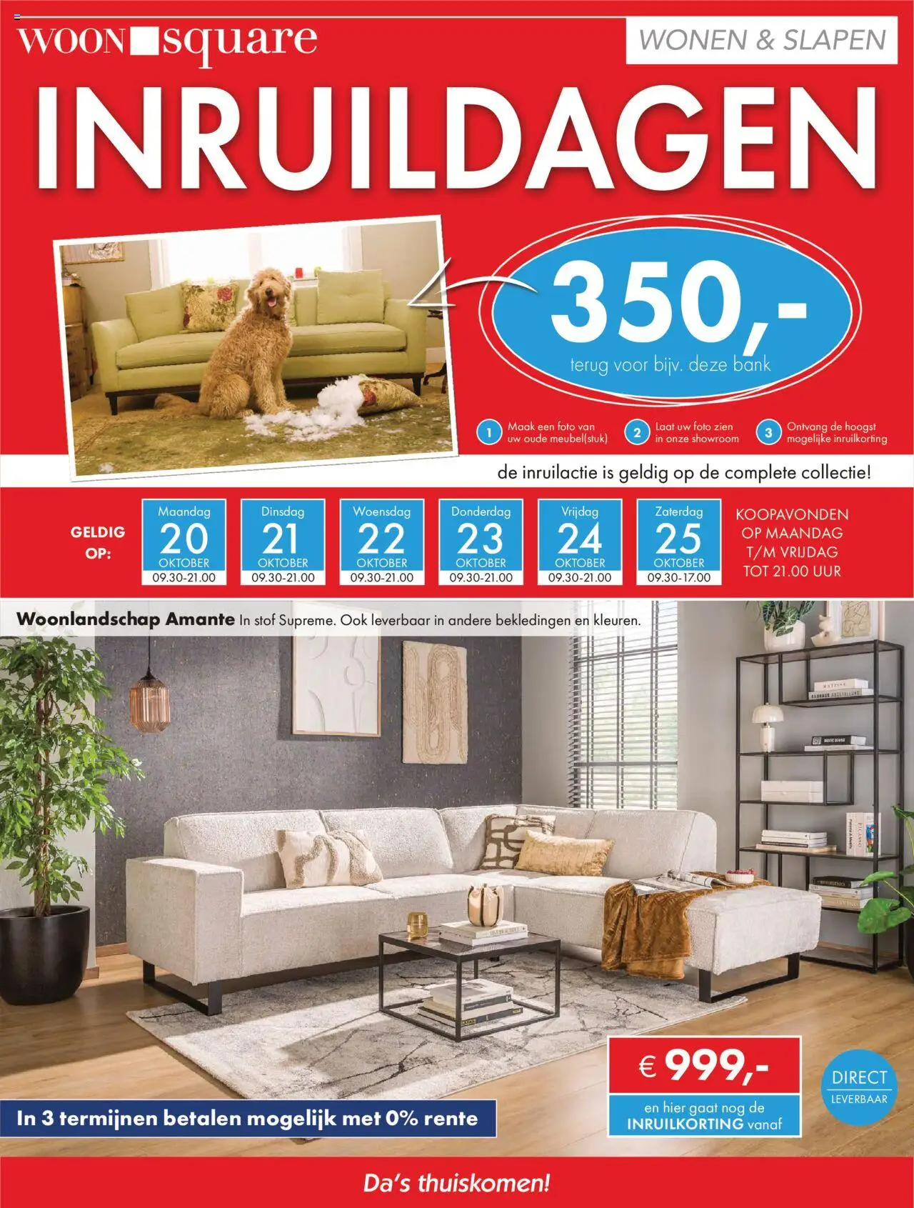 Woonsquare shop Folder geldig vanaf 20-10-2025 - Paginanummer 1 - Bank
