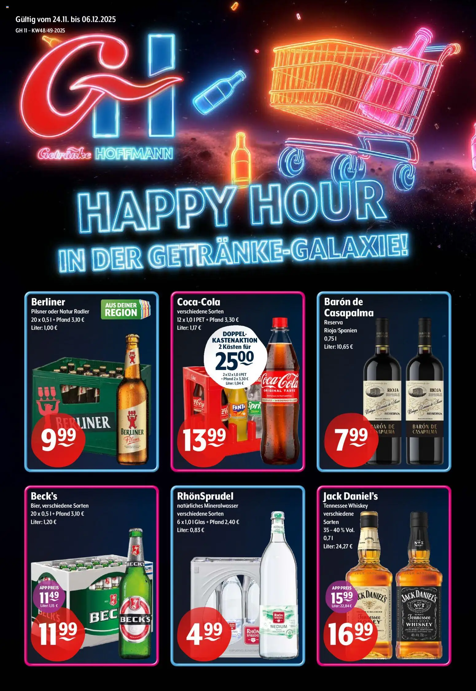 Vorschau von dem Prospekt des Geschäftes Getränke Hoffmann, gültig ab dem 24.11.2025