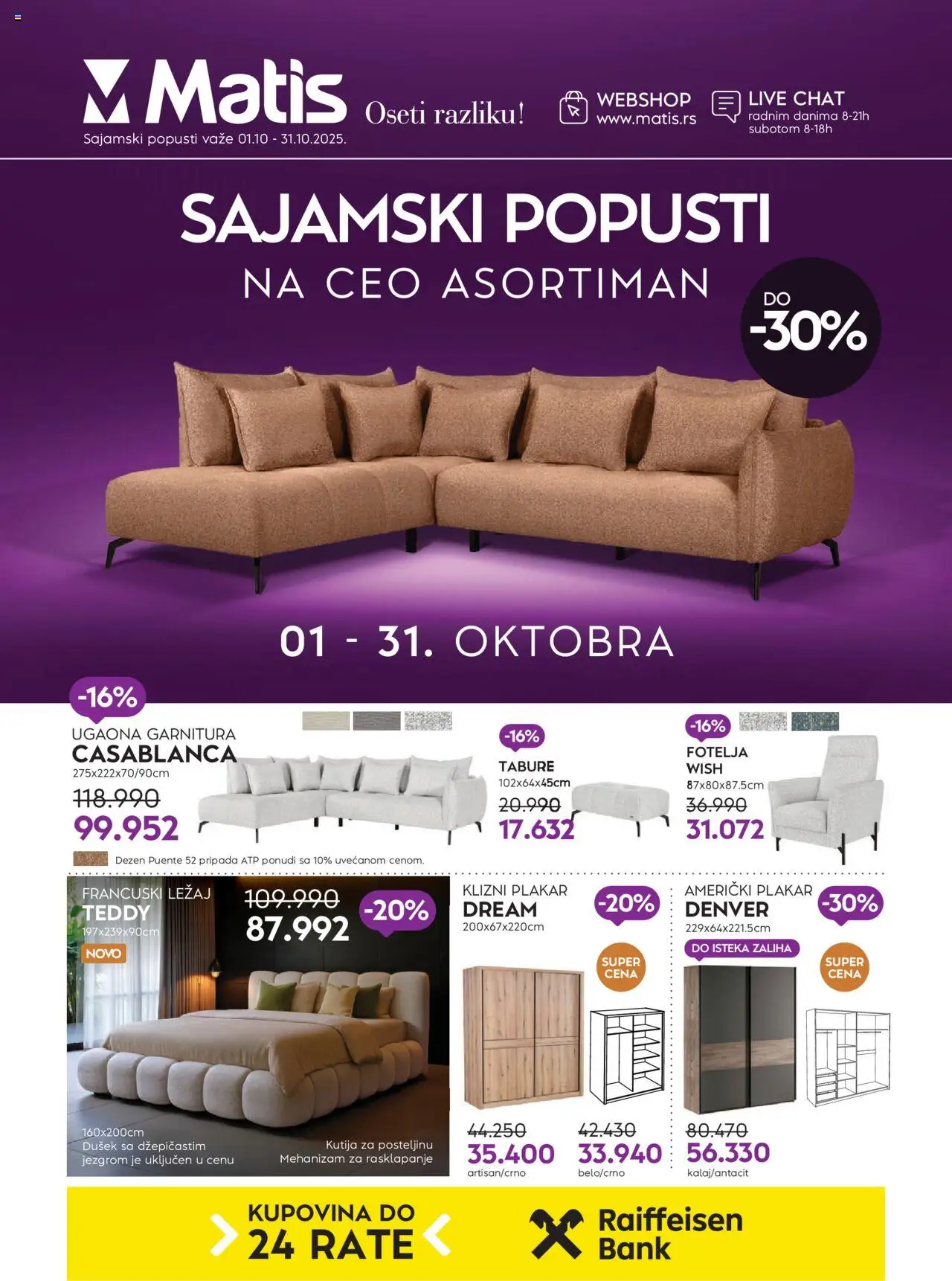 Matis katalog važi od 01.10.2025 - stranica 1