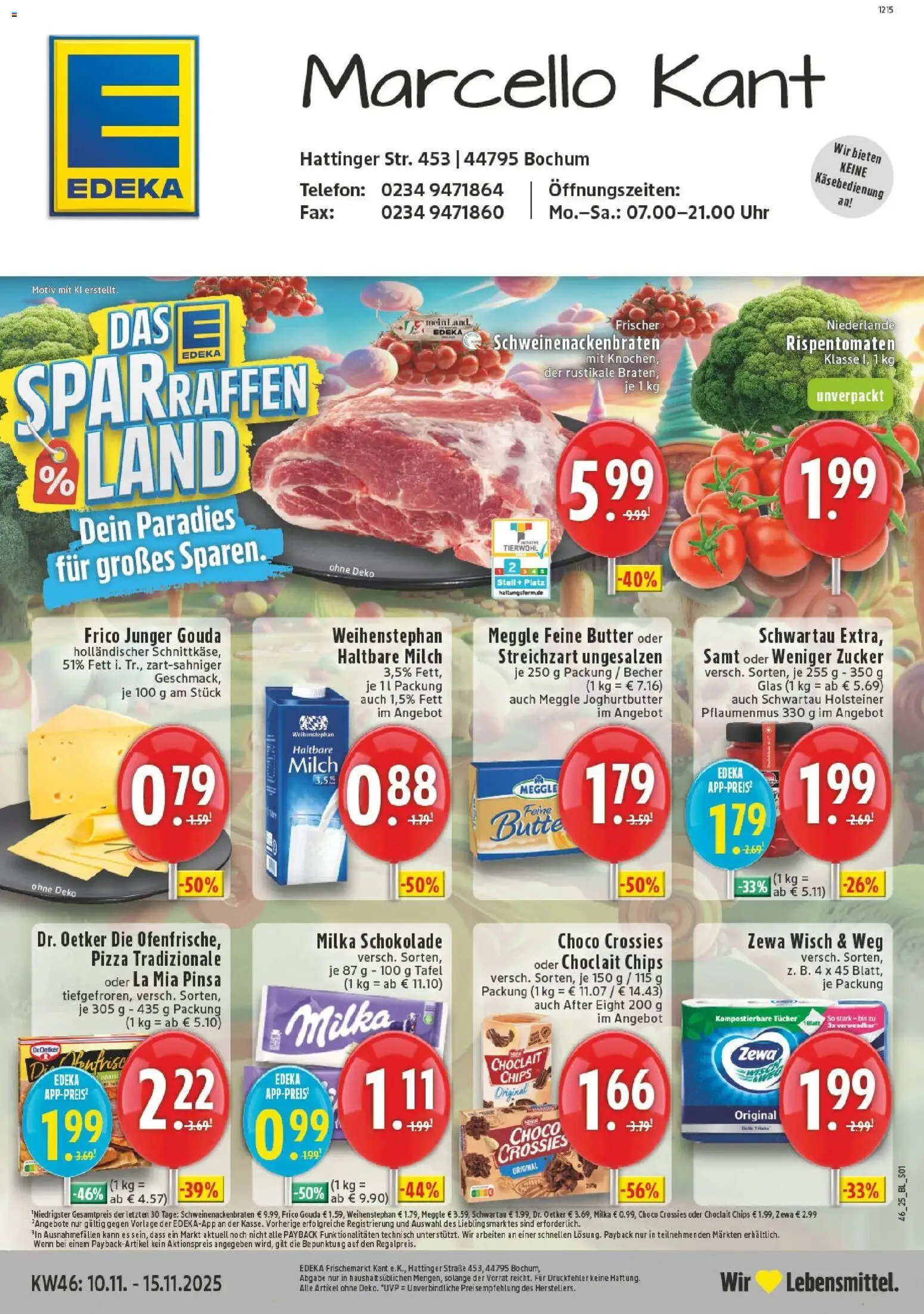 Vorschau von dem Prospekt des Geschäftes Edeka, gültig ab dem 09.11.2025