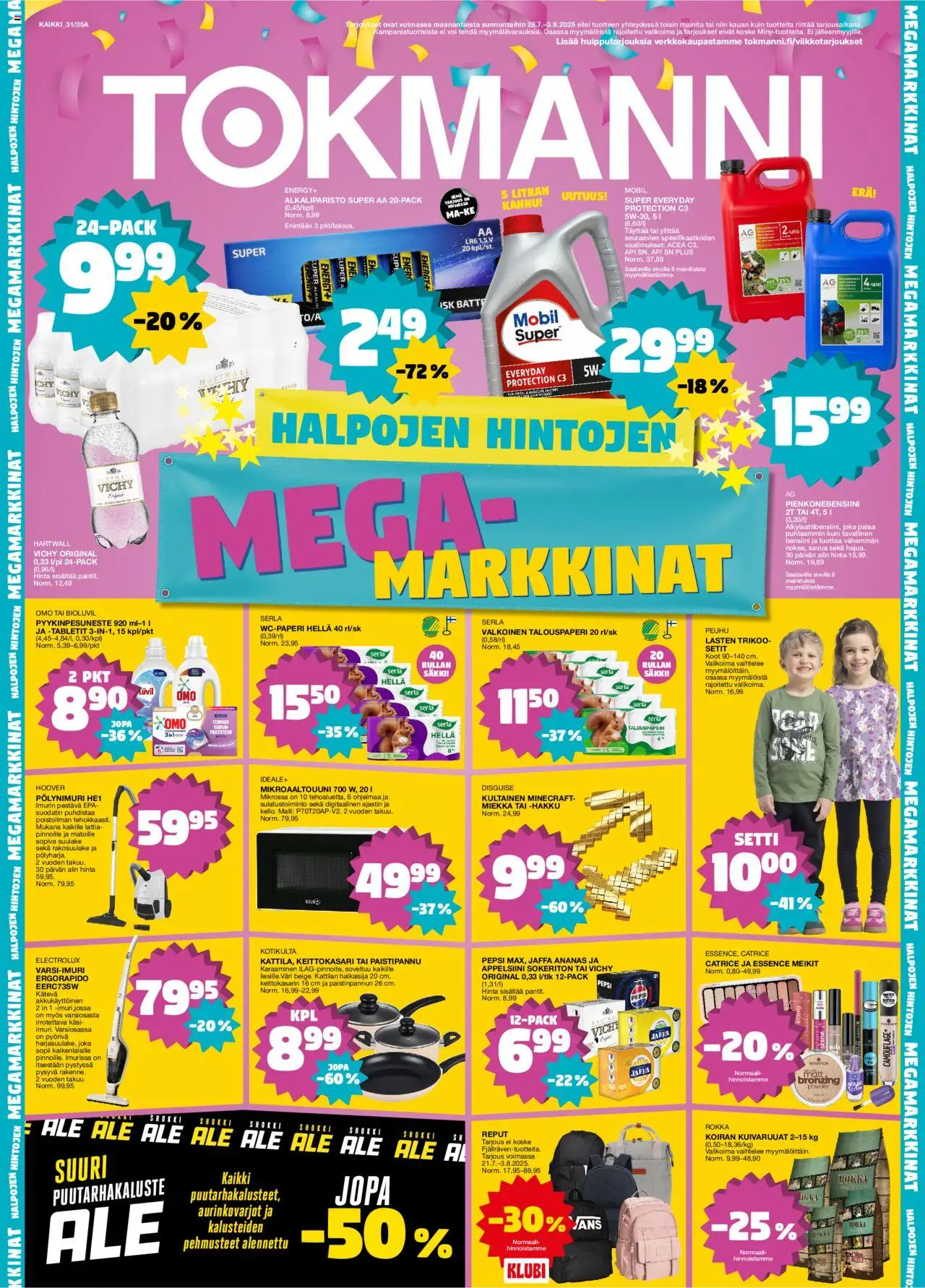 Tokmanni-kaupan Tarjoukset voimassa 28/07/2025 - Sivulla 1