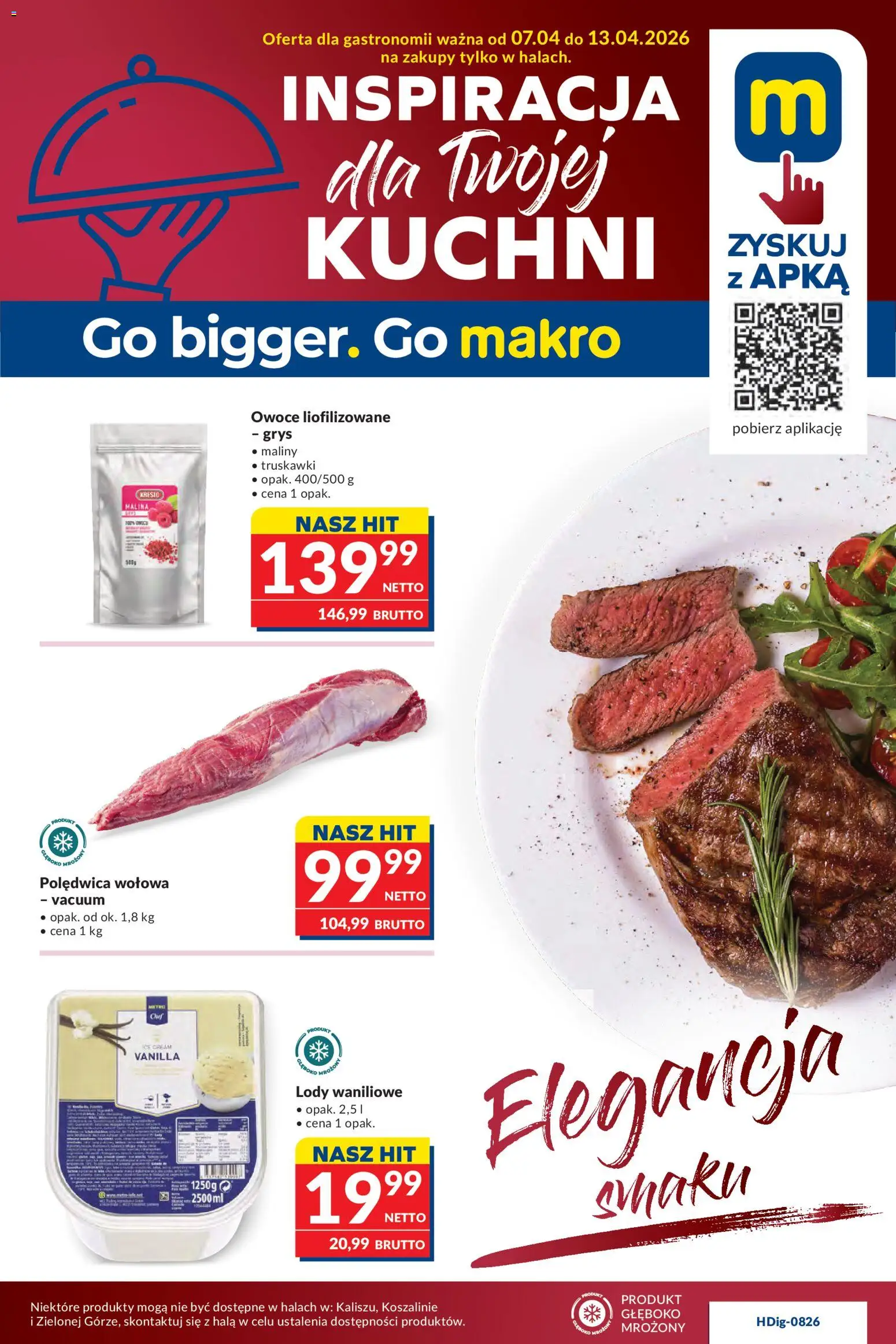 Pogląd gazetki "Makro gazetka - Oferta dla gastronomii" ze sklepu Makro ważnej od 07.04.2026