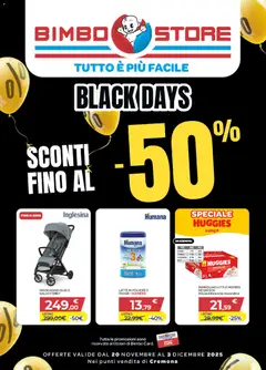 Anteprima dell'opuscolo Black Friday dal negozio Bimbo store valido da 20/11/2025