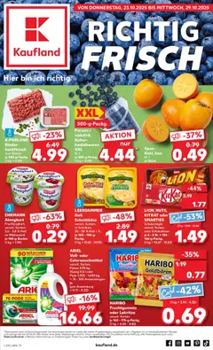 Vorschau von dem Prospekt des Geschäftes Kaufland, gültig ab dem 23.10.2025