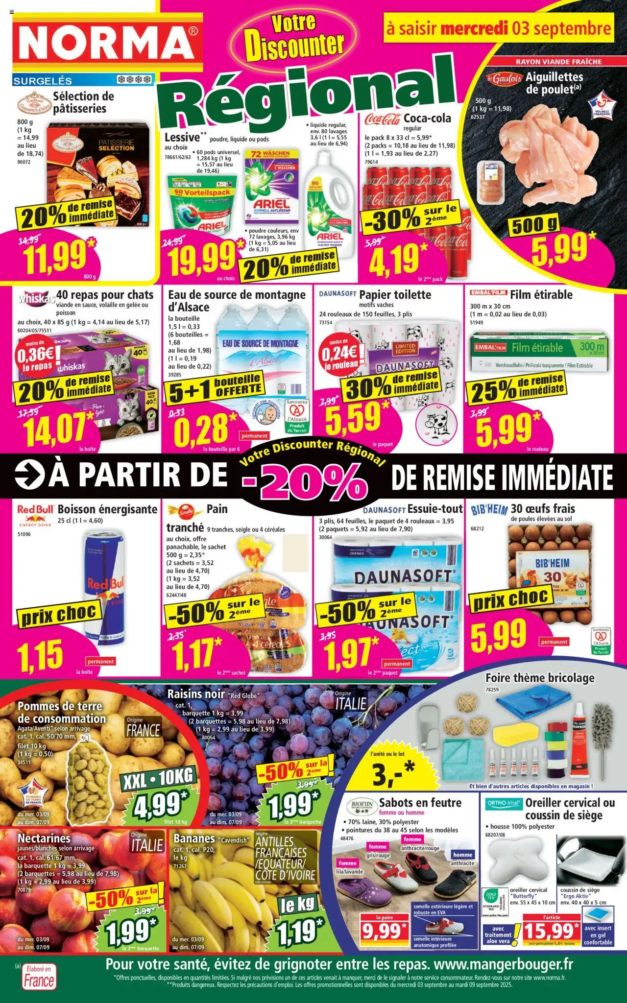 Catalogue de la boutique Norma valable du 03/09/2025 - Page numéro 1