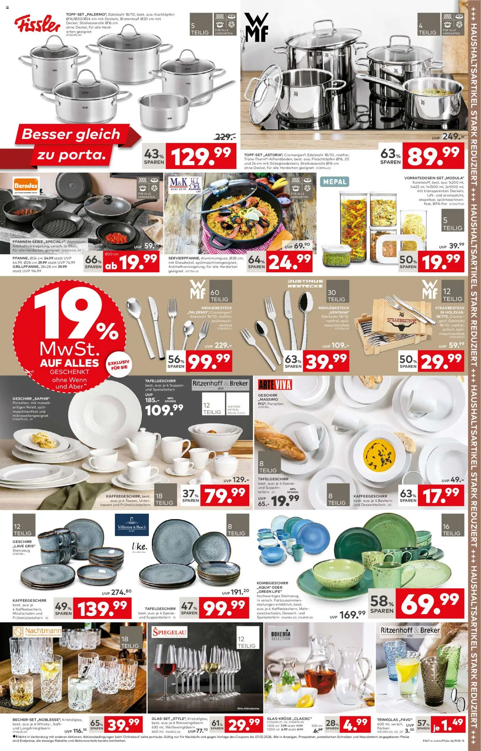 Vorschau von dem Prospekt des Geschäftes Porta!, gültig ab dem 01.02.2026 - Herd, Saft