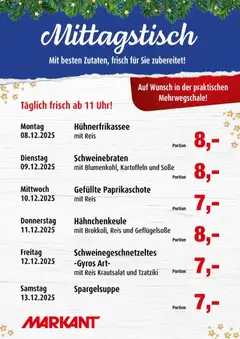 Vorschau von dem Prospekt des Geschäftes Markant, gültig ab dem 08.12.2025
