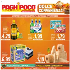 Anteprima dell'opuscolo Volantino Elenco dal negozio Paghi Poco valido da 21/10/2025