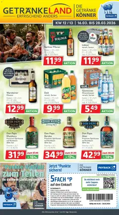 Vorschau von dem Prospekt des Geschäftes Getränkeland, gültig ab dem 16.03.2026