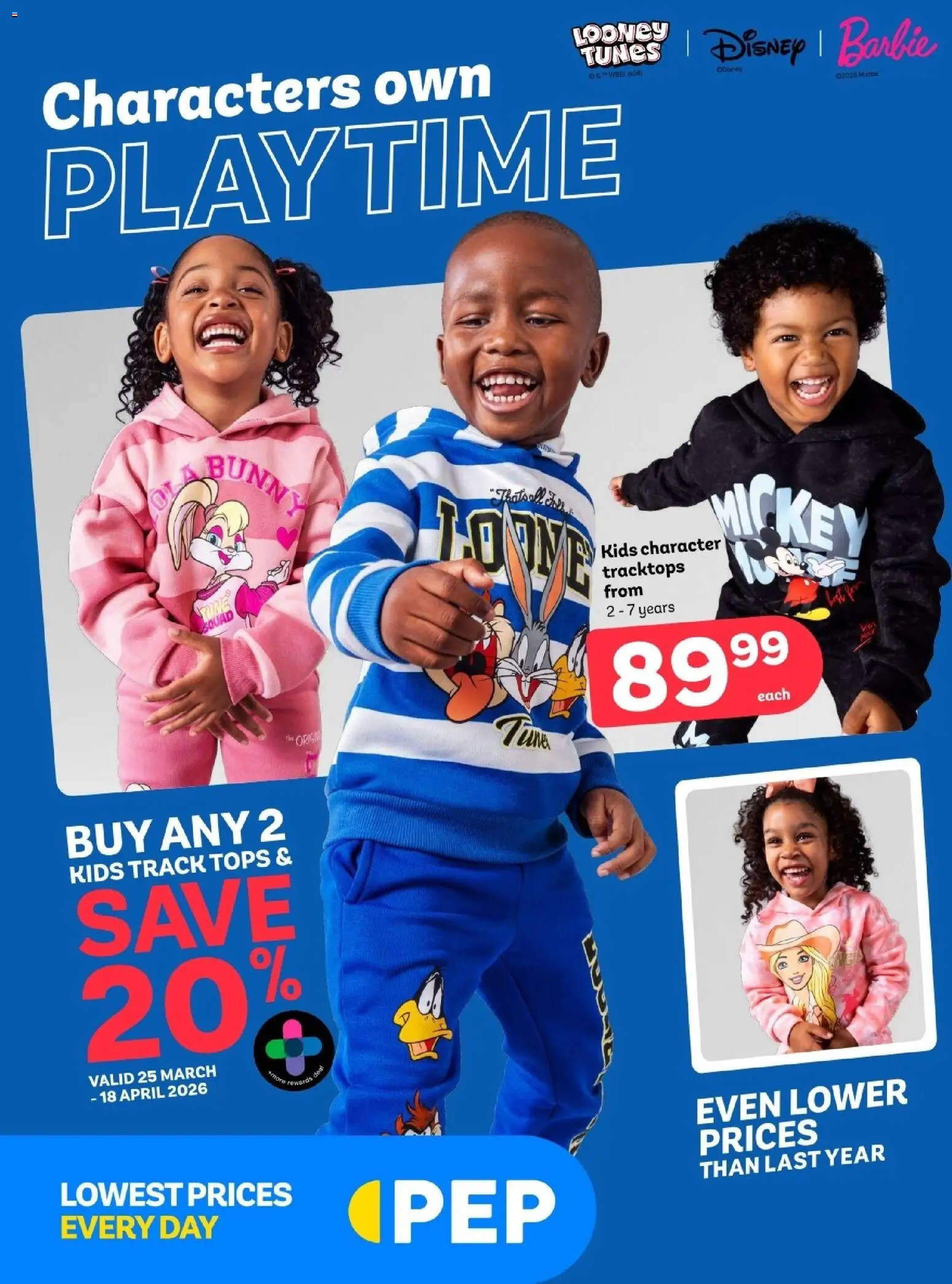 Preview of PEP Stores flyer valid from 25/03/2026