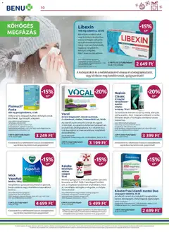 BENU Gyógyszertárak - Akciós újság BENU Gyógyszertárak megtekintése, amely érvényes 2025.12.01.-től | Oldal: 10