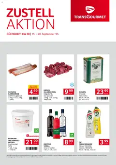 Vorschau der Angebote: Transgourmet Zustellaktion gültig ab 14.09.2025