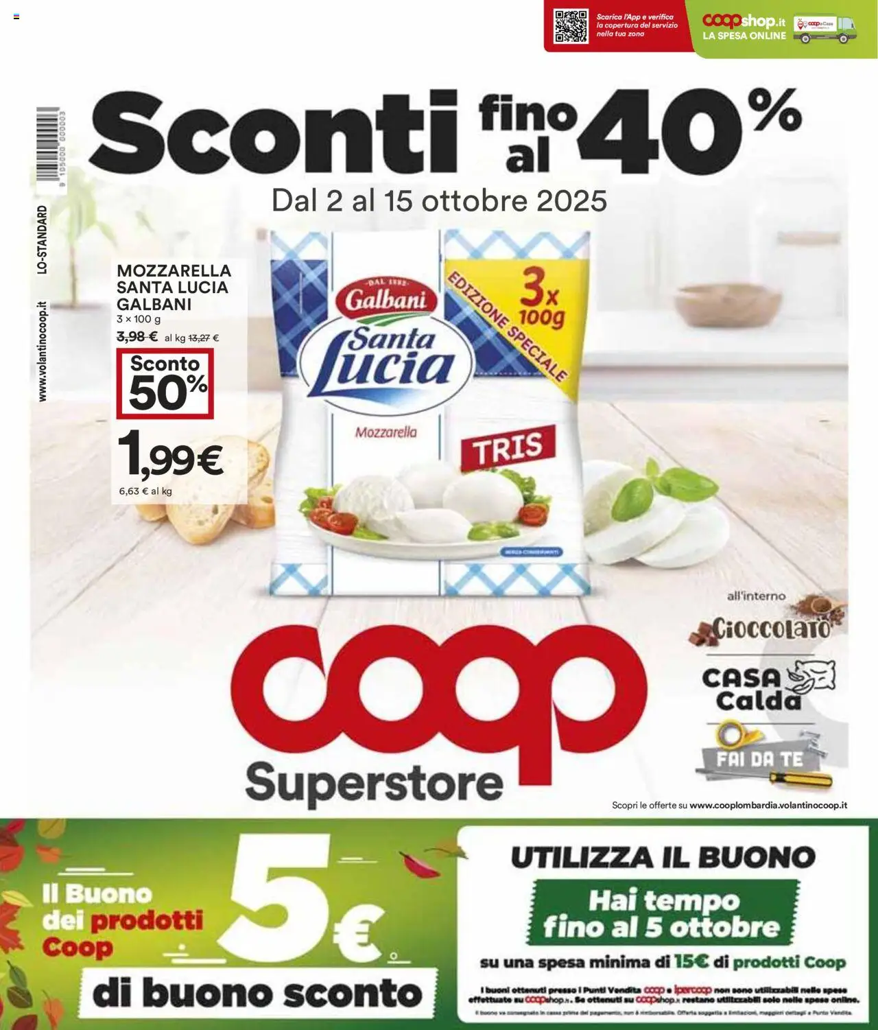 Volantino COOP valido da 02/10/2025 numero di pagina 1