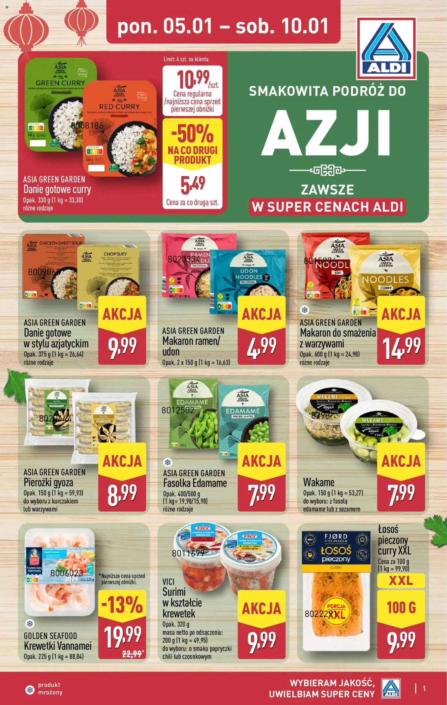 Pogląd gazetki "Tydzień Azjatycki" ze sklepu Aldi ważnej od 05.01.2026