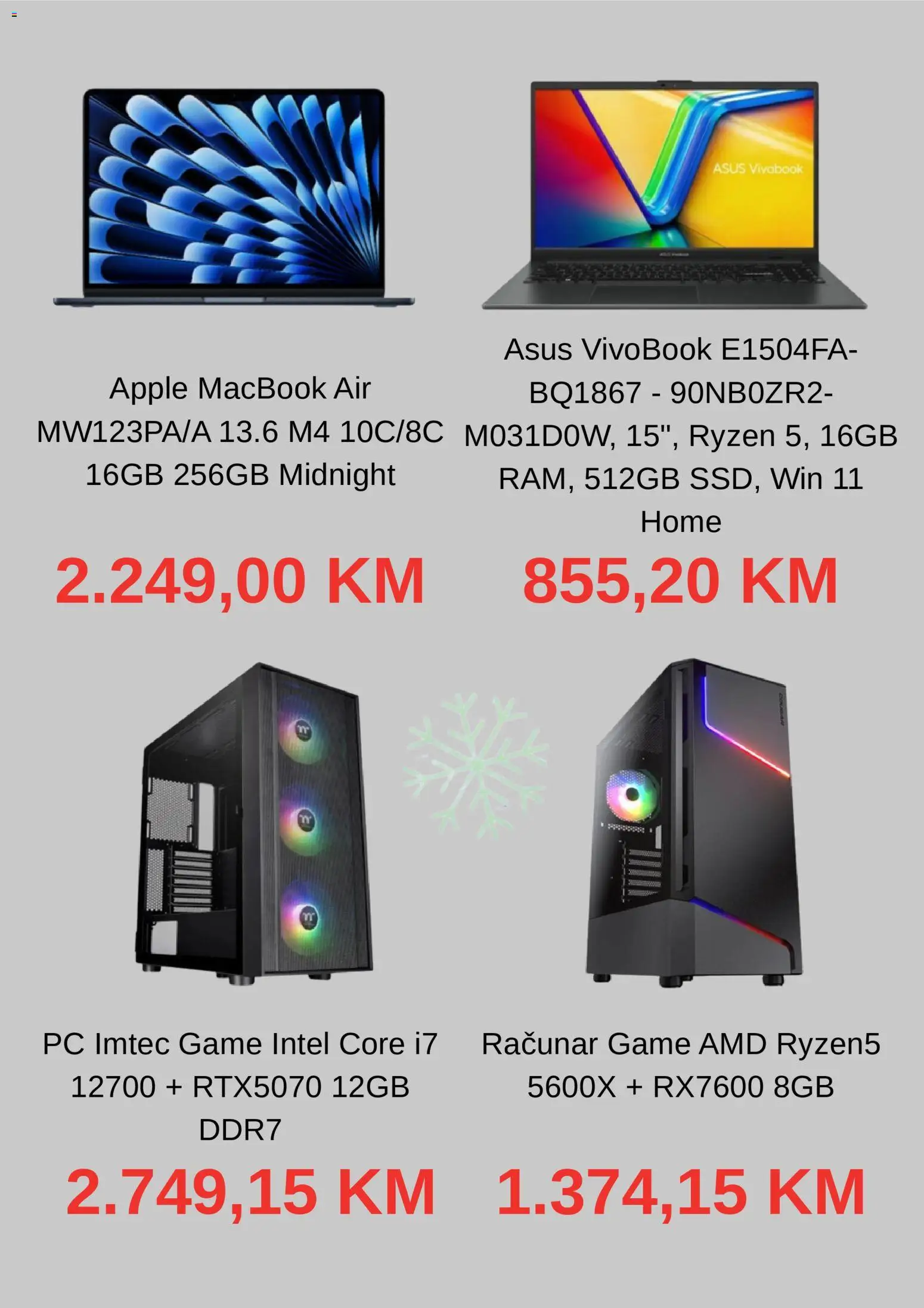 Pregled letka Katalog trgovine IMTEC vrijedi od 2026.01.01