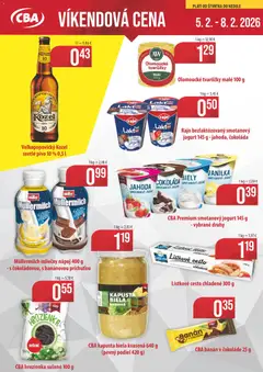 Náhľad CBA Komfos letáku platného od 05.02.2026