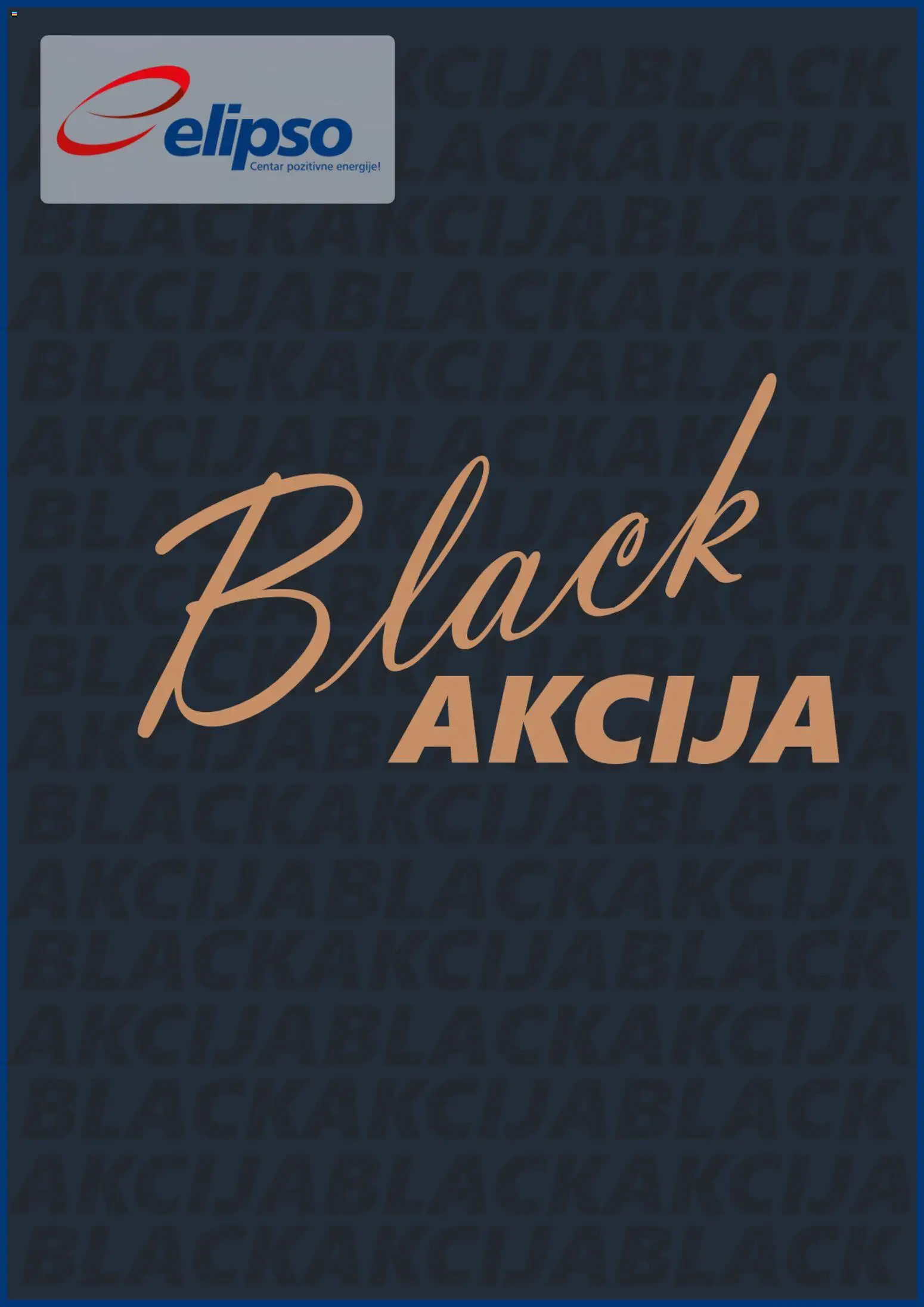 Pregled letka Black Friday trgovine Elipso vrijedi od 04.11.2025