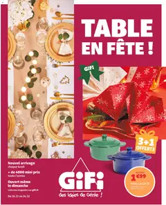 Prévisualisation de Catalogue du magasin GiFi formulaire valide 16/12/2025