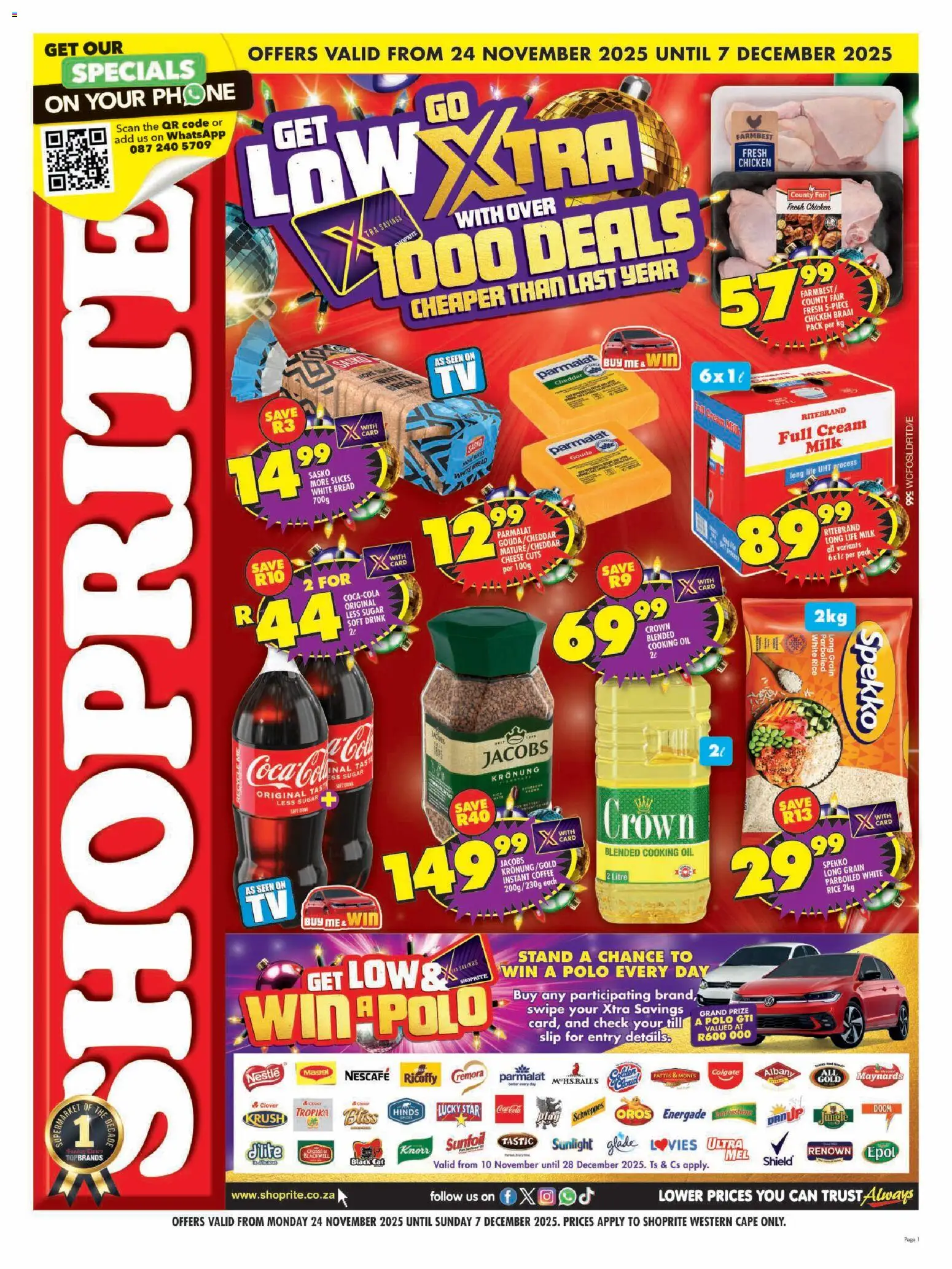Preview of Shoprite flyer valid from 24/11/2025