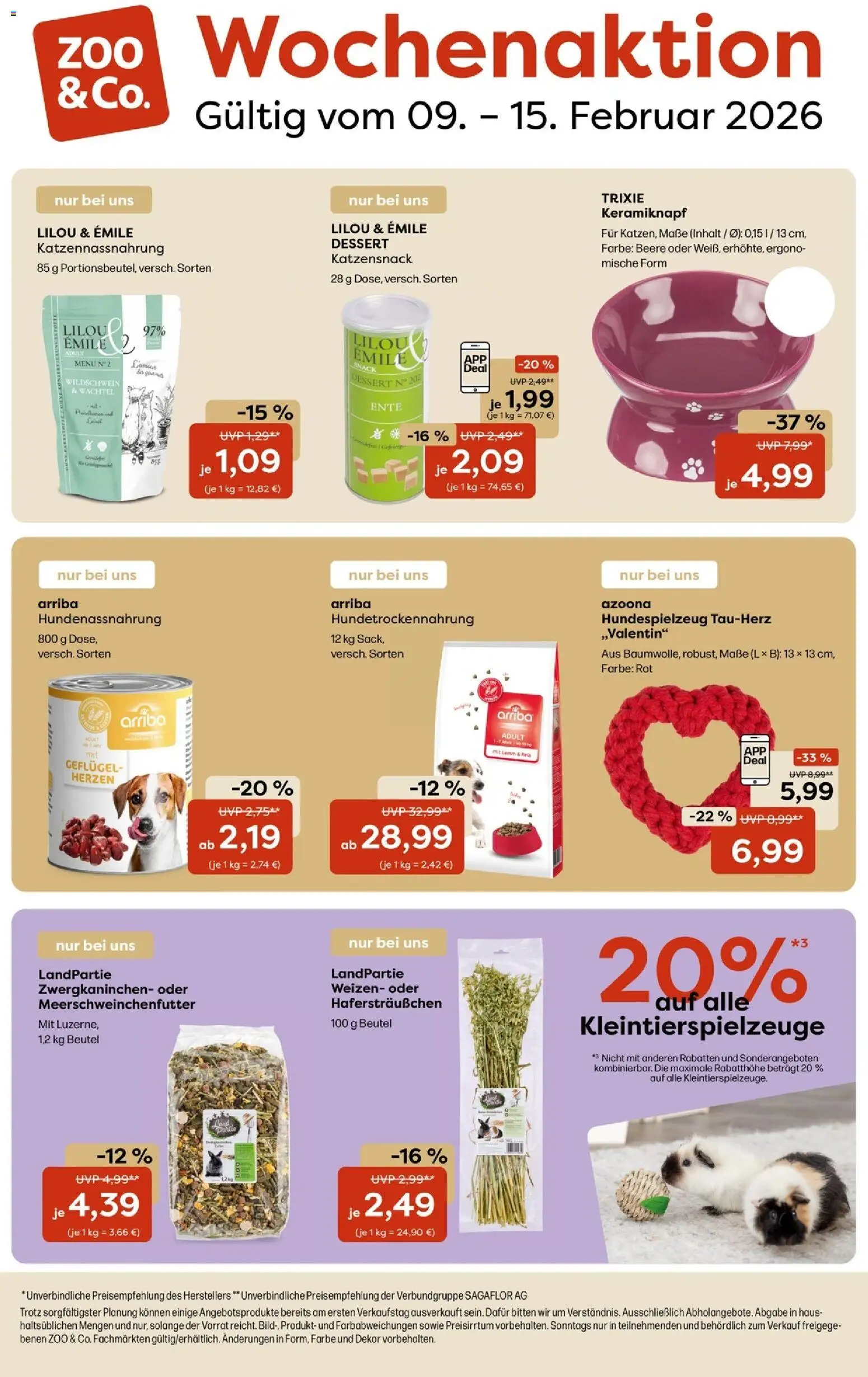 Vorschau von dem Prospekt des Geschäftes Zoo & co, gültig ab dem 09.02.2026