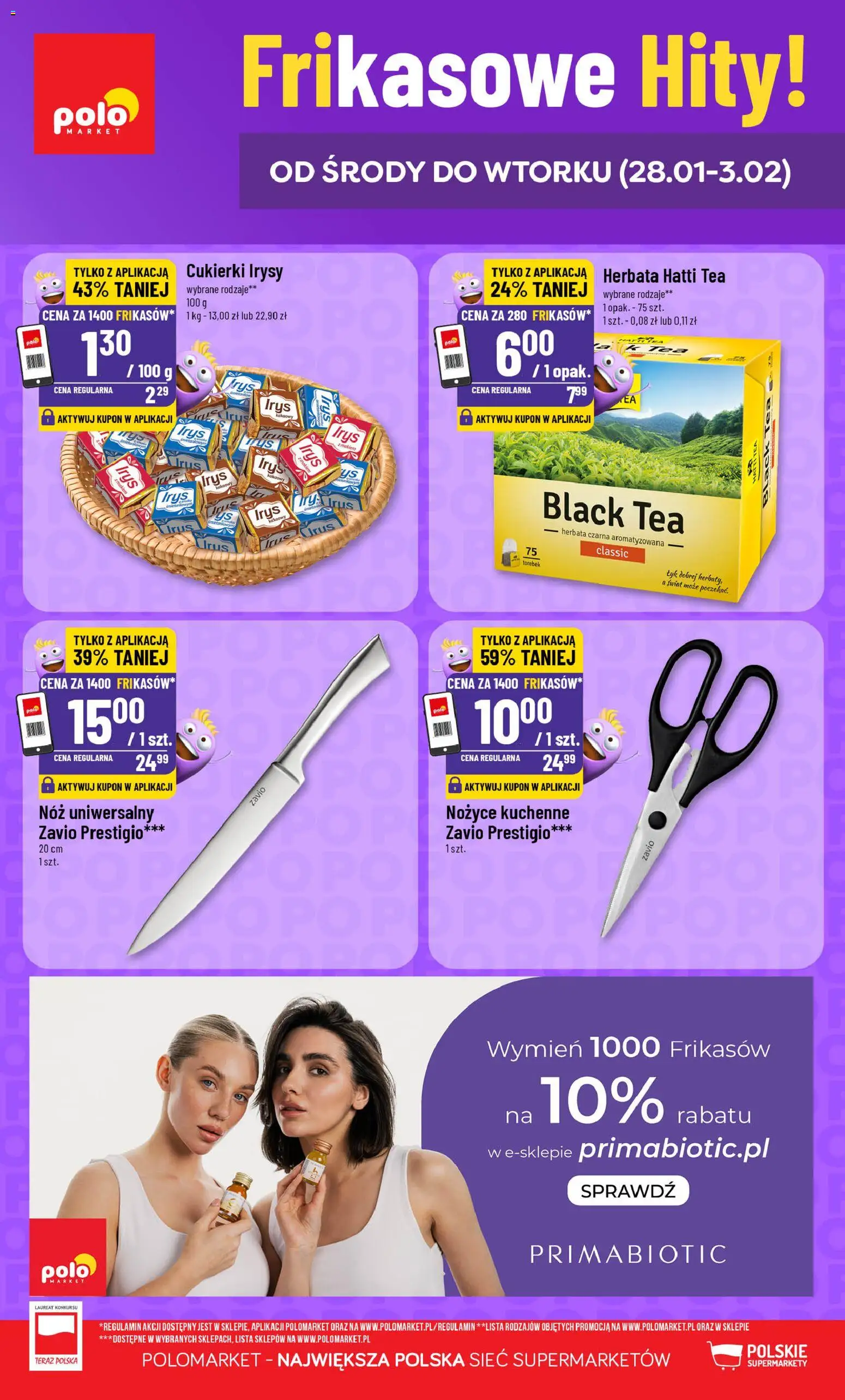 Pogląd gazetki "Frikasowe Hity" ze sklepu POLOmarket ważnej od 28.01.2026