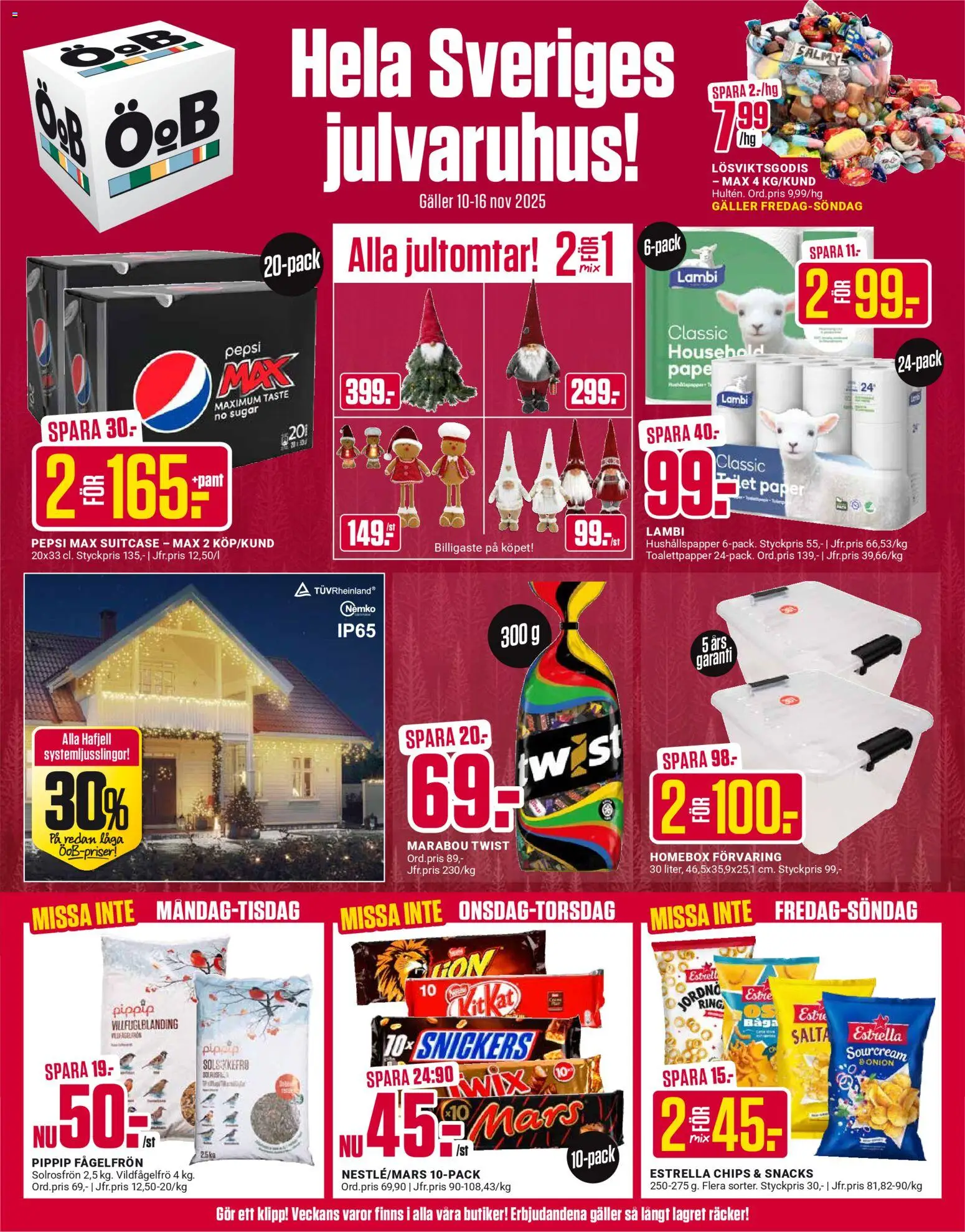 Förhandsgranska reklamblad Aktuella reklamblad ÖoB från butik ÖoB gäller från 10/11/2025