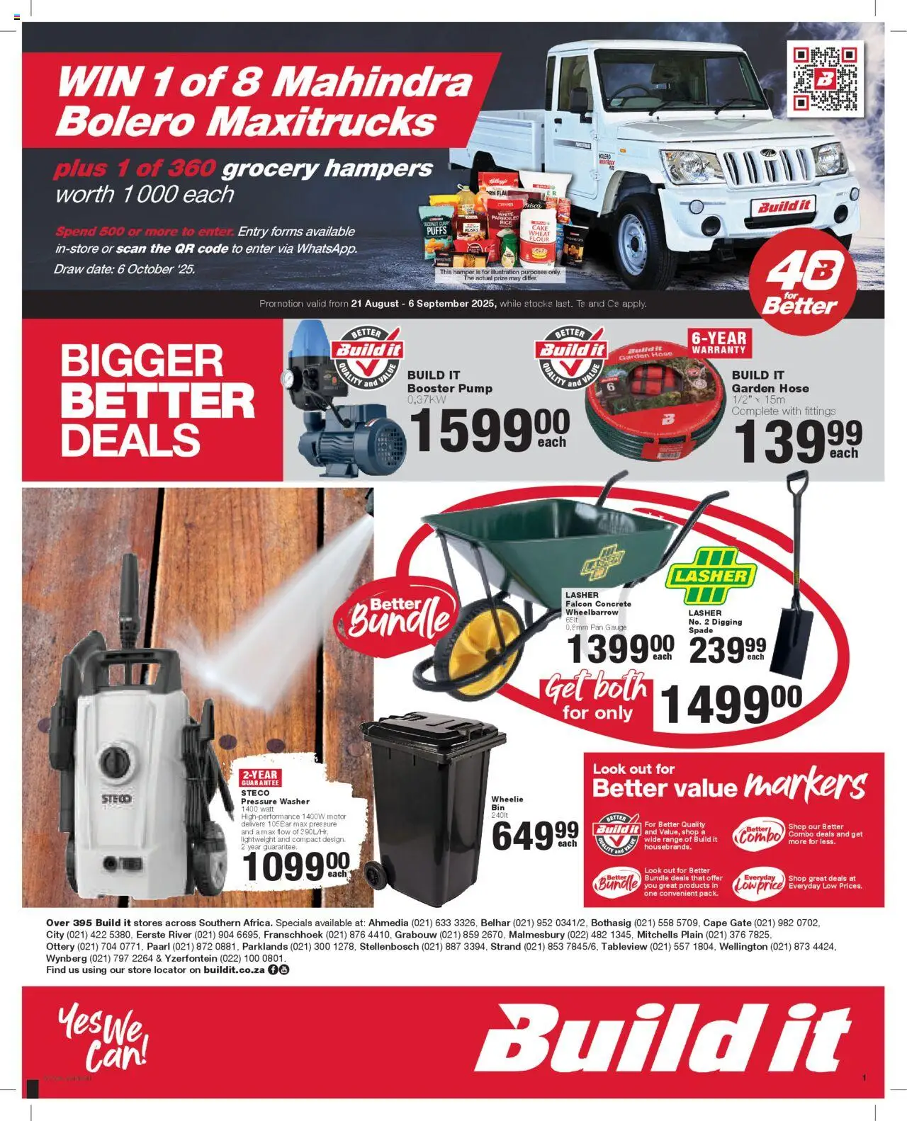 Build It Western Cape - Weekly Specials from 21/08 - 06/09/2025 > Promotions