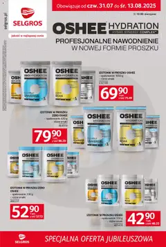 Pogląd gazetki "Specjalna oferta jubileuszowa" ze sklepu Selgros cash&carry ważnej od 31.07.2025