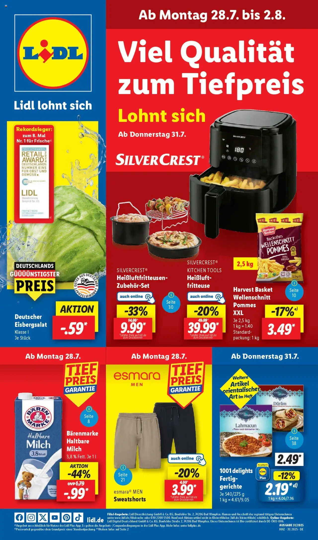LIDL Prospekt ab Montag 28.07.2025 > Hessen