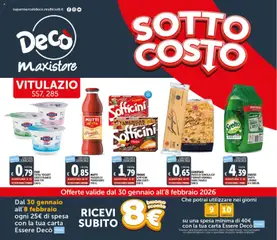 Anteprima dell'opuscolo Volantino MaxiStore - Vitulazio dal negozio Decò valido da 30/01/2026