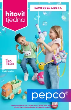 Pregled letka Pepco Katalog trgovine Pepco vrijedi od 26.03.2026
