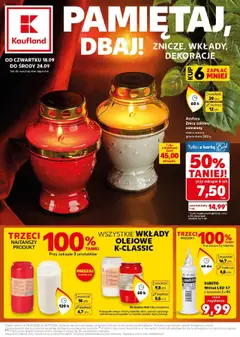 Pogląd gazetki "Znicze" ze sklepu Kaufland ważnej od 18.09.2025