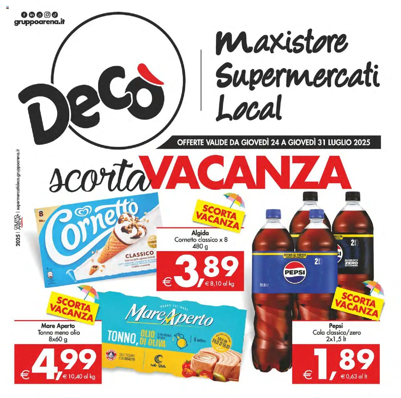 Volantino Decò valido da 24/07/2025 numero di pagina 1