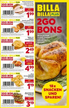 Vorschau der Angebote: Billa 2Go Bons gültig ab 05.02.2026
