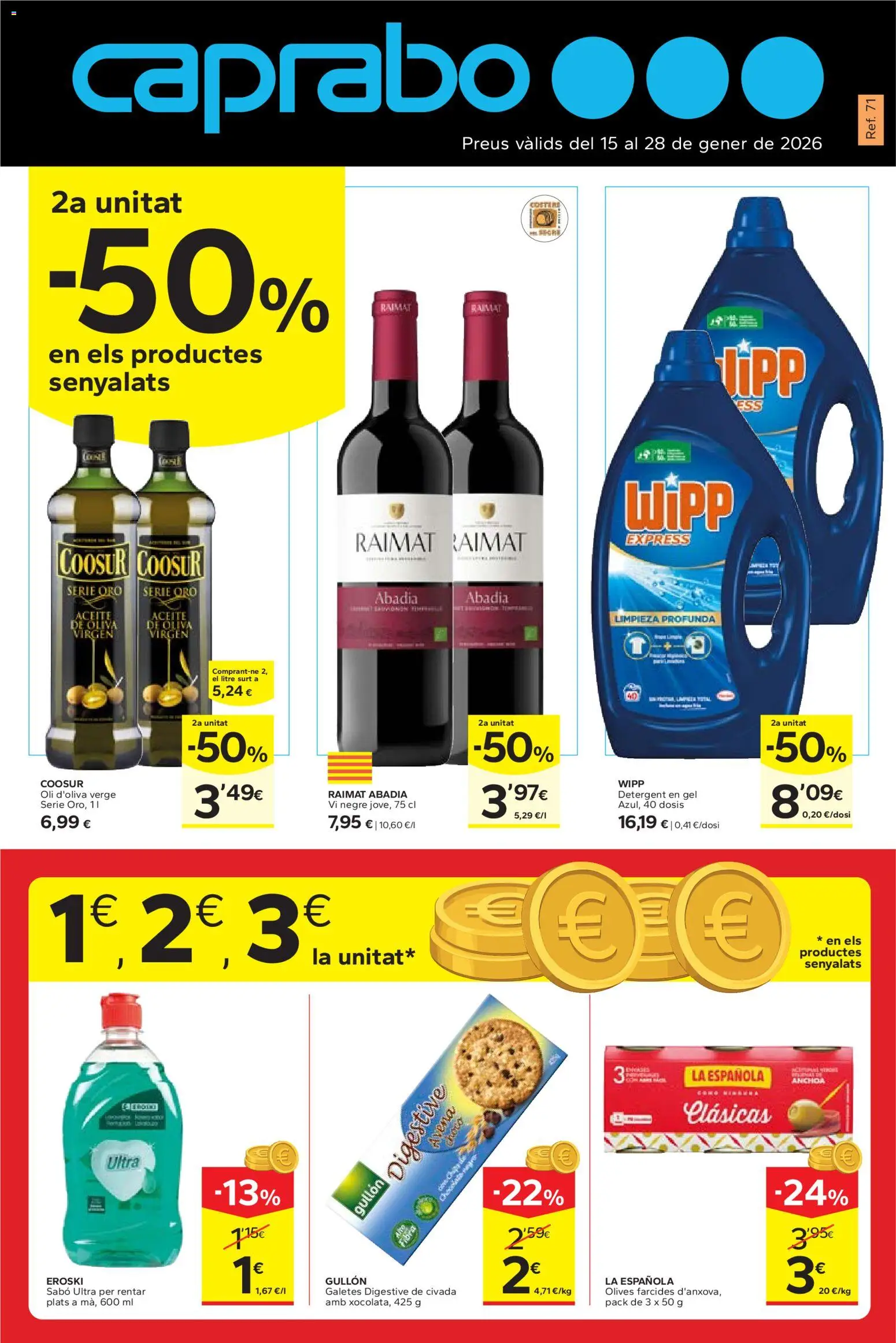 Vista previa del folleto de la tienda Caprabo válido desde el 15/01/2026 