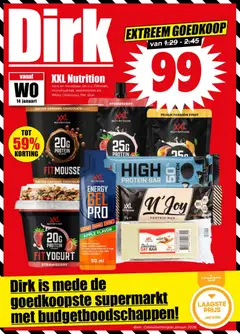 Voorbeeld van Folder week 3 van winkel Dirk geldig vanaf 14-01-2026