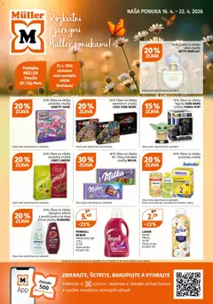 Náhľad Müller letáku platného od 16.04.2026