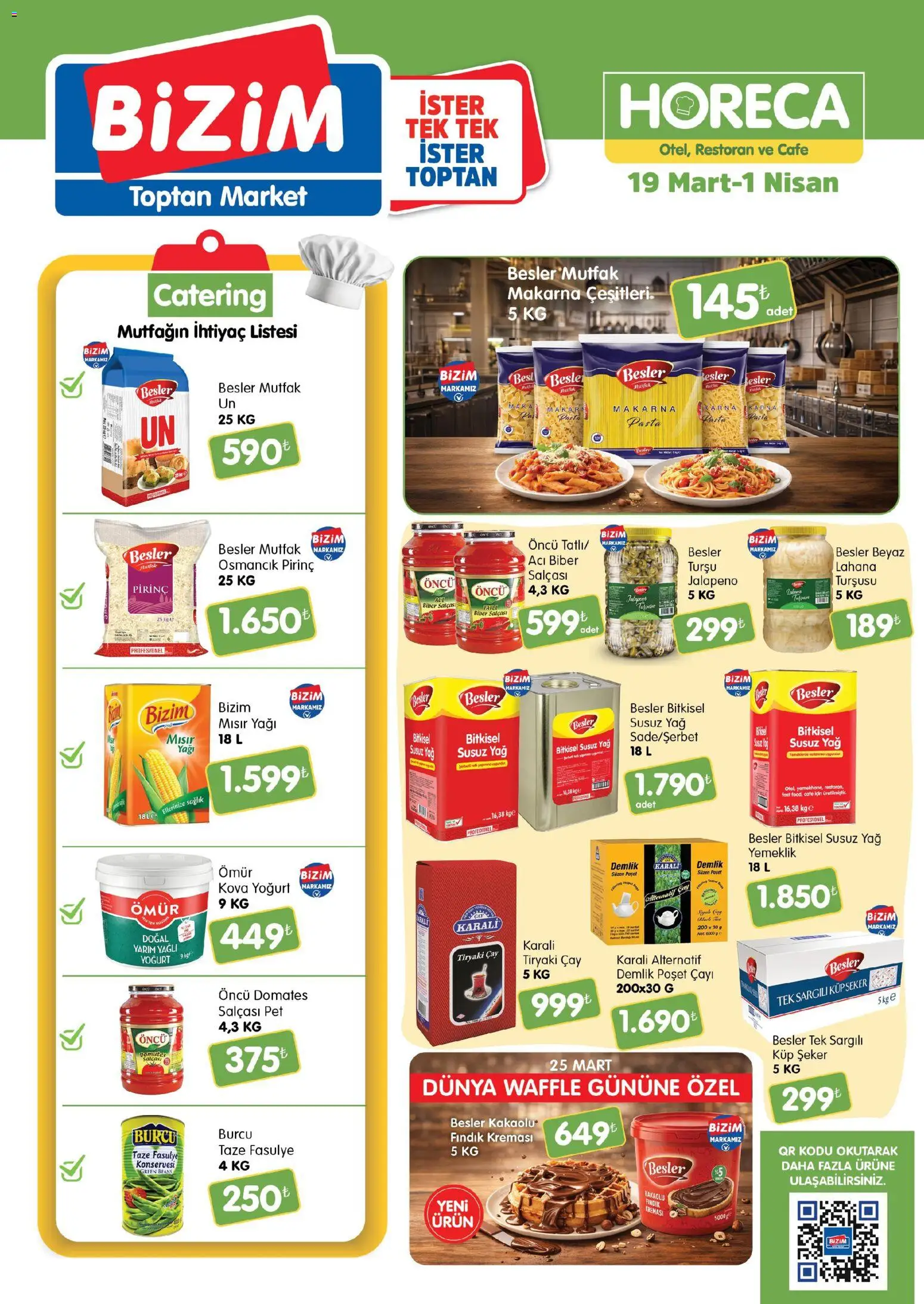 Bizim Toptan Bizim Toptan - Horeca kataloğu 19.03.2026 - Broşürünün önizlemesi
