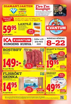 Förhandsgranska reklamblad Kungens Kurva från butik ICA Kvantum gäller från 03/11/2025